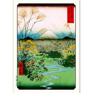Ōtsuki Plain and Mt Fuji Andō Hiroshige - Art Print