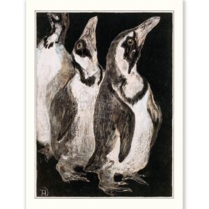 Theo van Hoytema Three Penguins - Art Print