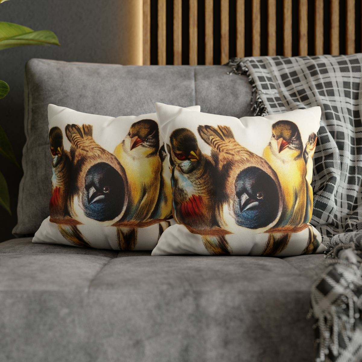 Hector Giacomelli A Perch Of Birds - Pillow Case - Image 5