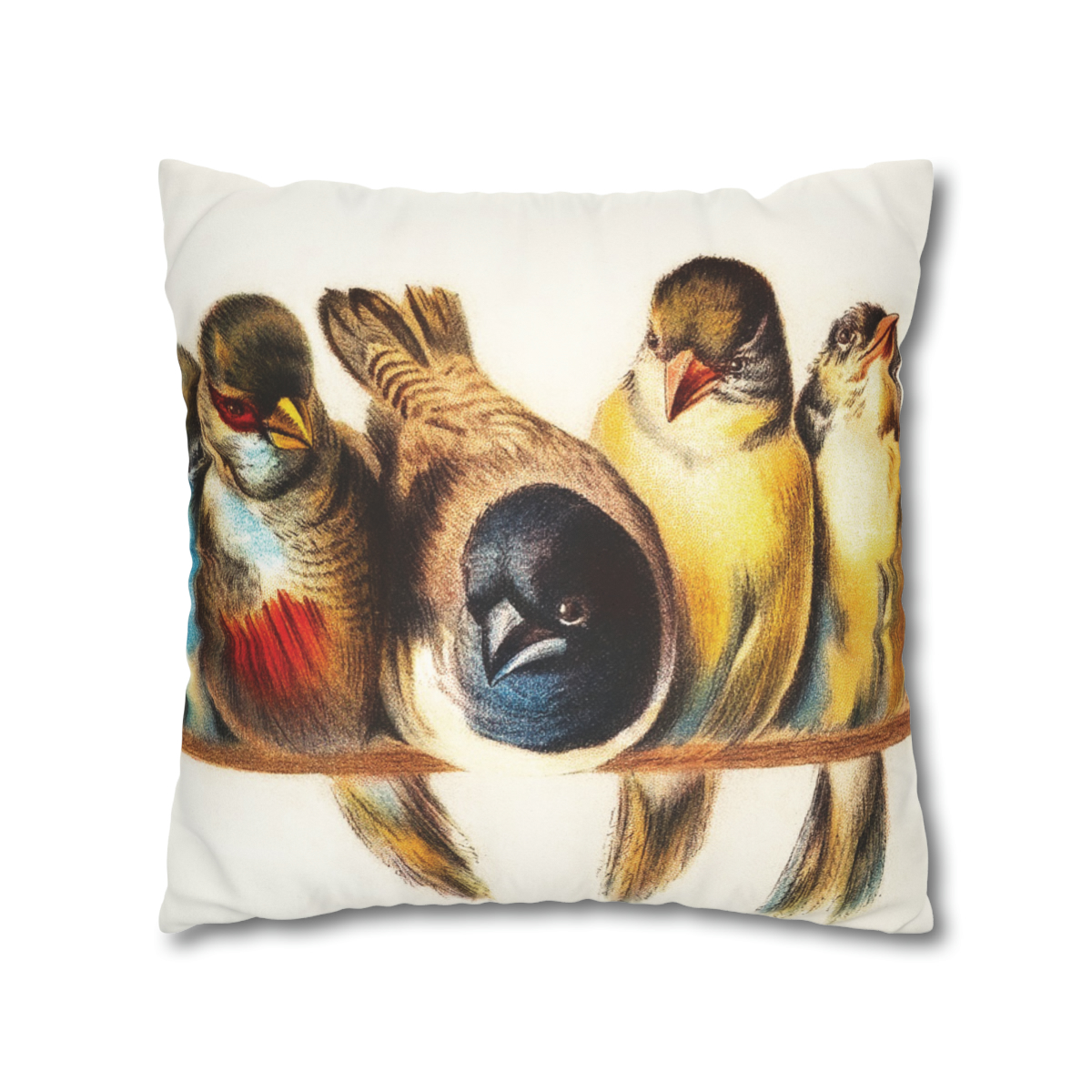 Hector Giacomelli A Perch Of Birds - Pillow Case - Image 6