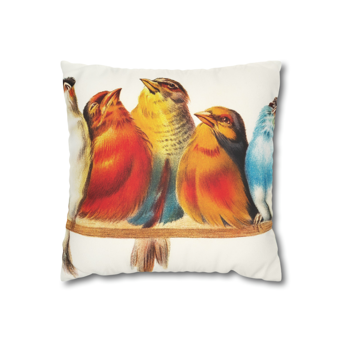 Hector Giacomelli A Perch Of Birds - Pillow Case - Image 3