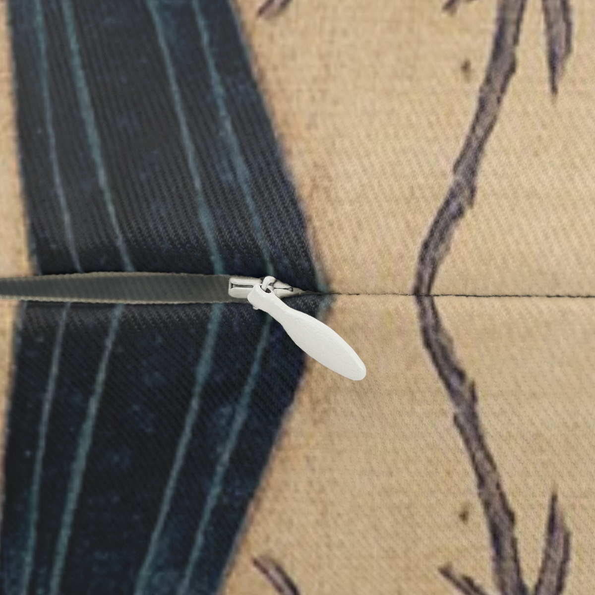 Birds On Branch. Lumbar Pillow S40-1 - Image 3