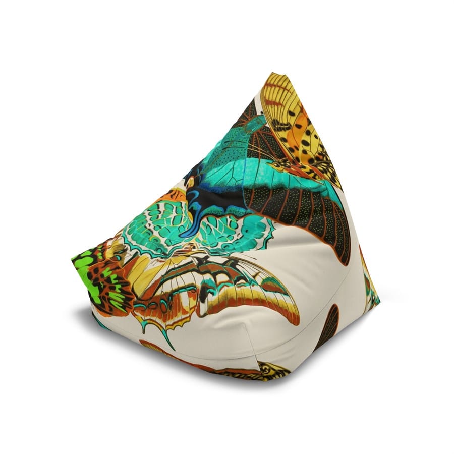 E.A. Seguy Papillons Pl.13 Butterfly Art Bean Bag Chair Cover – 100% Polyester, Durable, Secure Zipper - Image 6