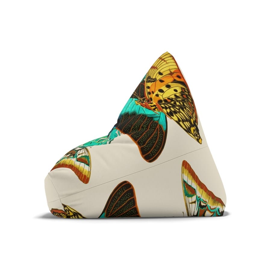 E.A. Seguy Papillons Pl.13 Butterfly Art Bean Bag Chair Cover – 100% Polyester, Durable, Secure Zipper - Image 5
