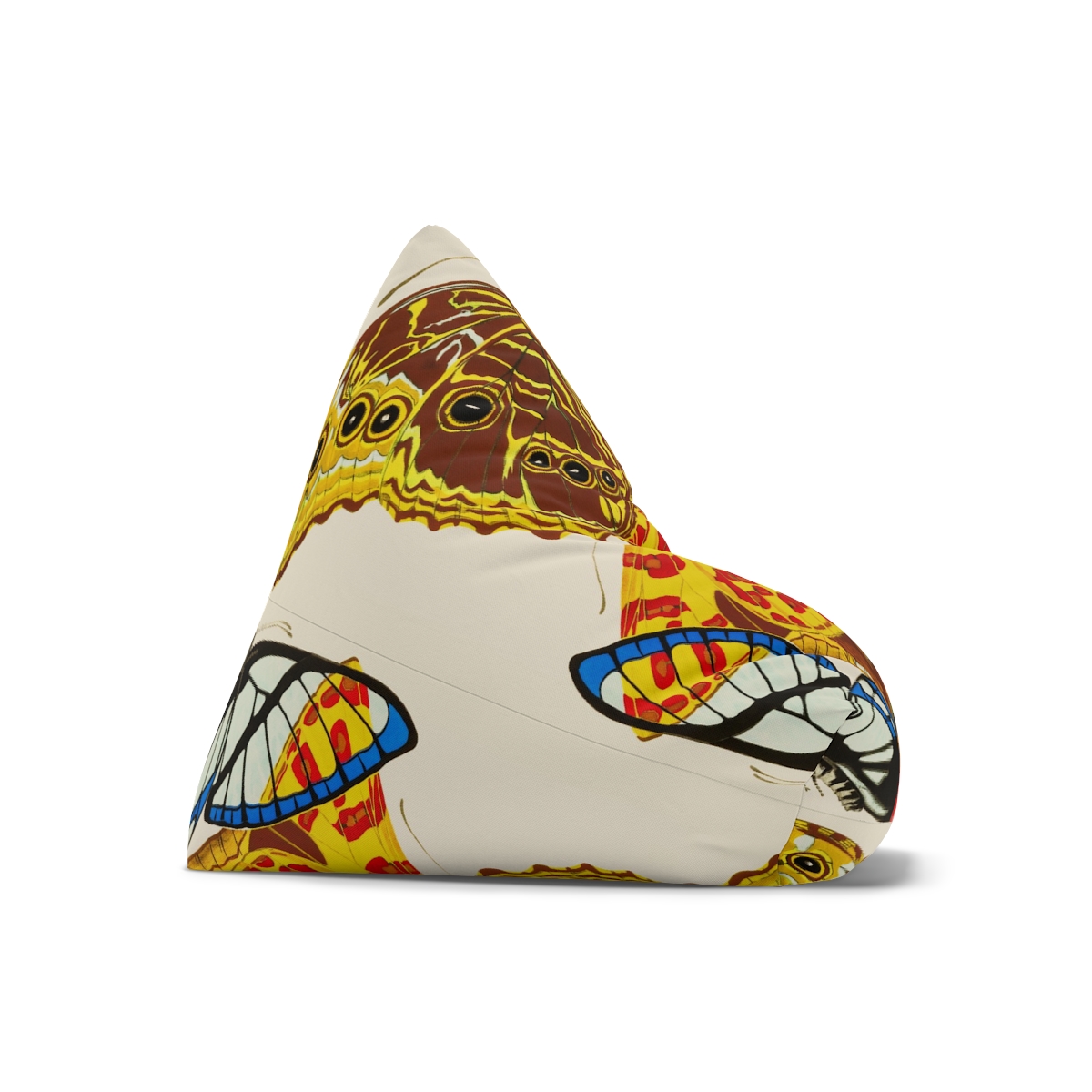 E.A. Seguy Papillons Pl.15 Butterfly Art Bean Bag Chair Cover – 100% Polyester, Durable, Secure Zipper - Image 4