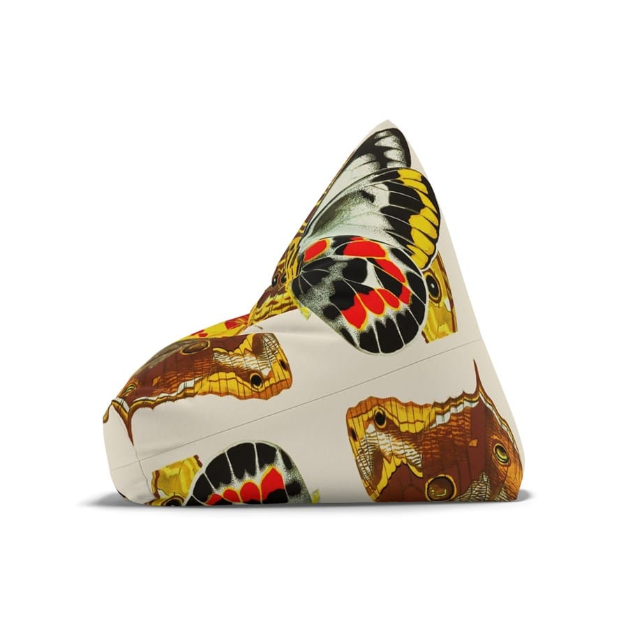 E.A. Seguy Papillons Pl.15 Butterfly Art Bean Bag Chair Cover – 100% Polyester, Durable, Secure Zipper - Image 5