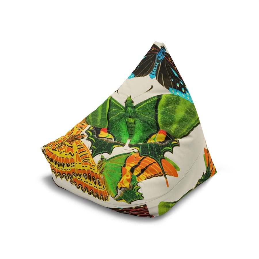 E.A. Seguy Papillons Pl.6 Butterfly Art Bean Bag Chair Cover – 100% Polyester, Durable, Secure Zipper - Image 6