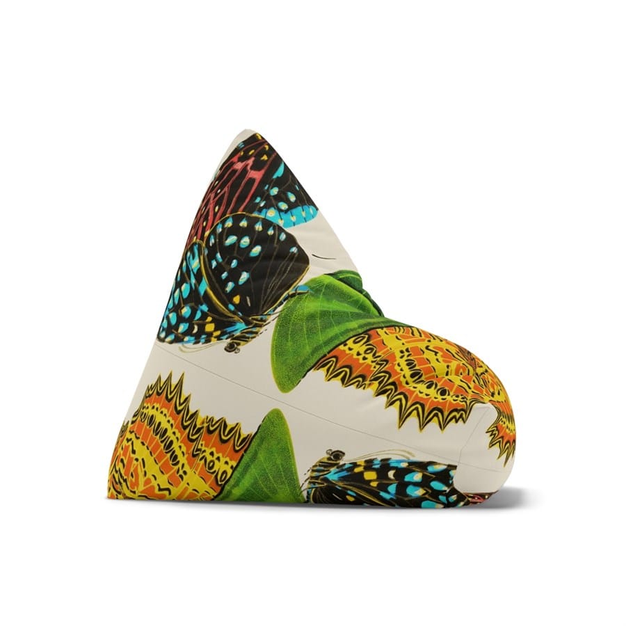 E.A. Seguy Papillons Pl.6 Butterfly Art Bean Bag Chair Cover – 100% Polyester, Durable, Secure Zipper - Image 4