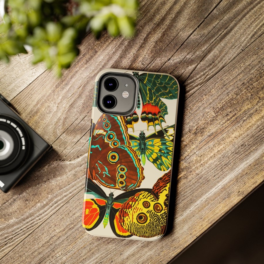 E.A. Seguy Papillons Pl.2 Butterfly iPhone Case – Shockproof, Wireless Charging, Polycarbonate Shell - Image 2