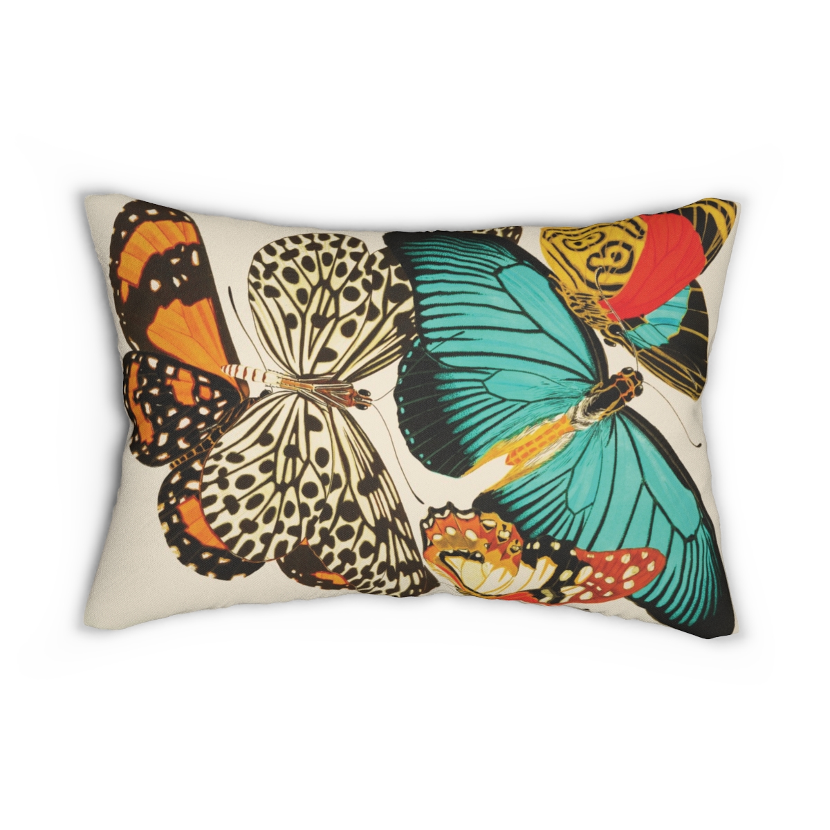 Butterfly Art EA Seguy Papillons Pl.11 Lumbar Pillow - Water & Mildew Resistant - Image 2