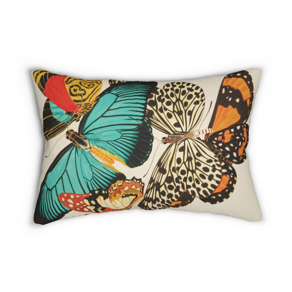 Butterfly Art EA Seguy Papillons Pl.11 Lumbar Pillow - Water & Mildew Resistant