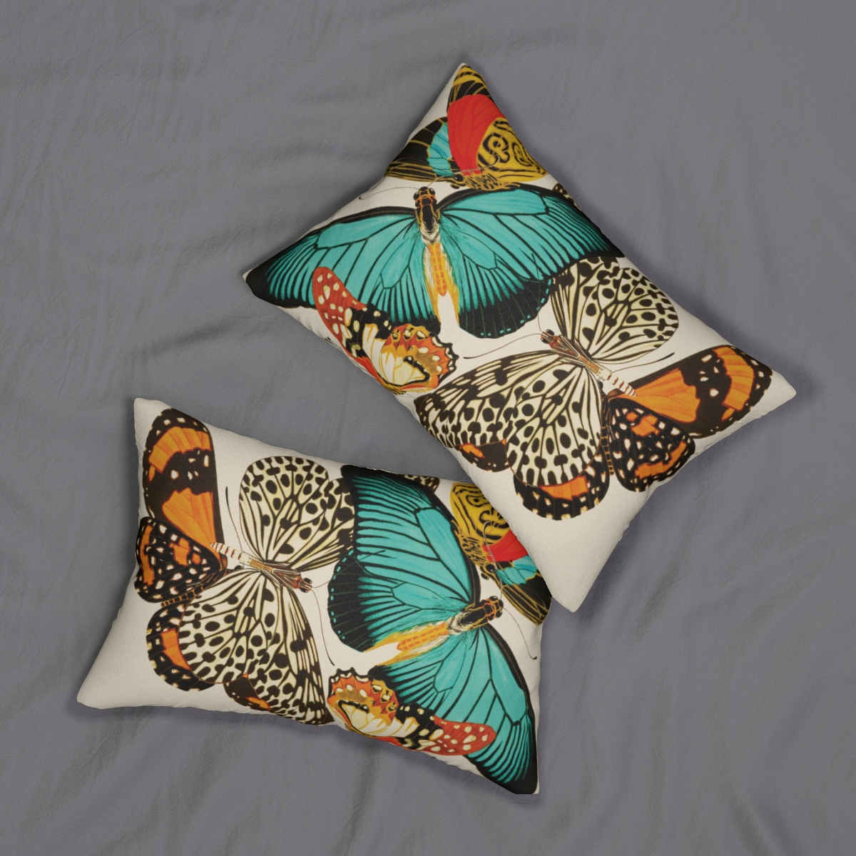 Butterfly Art EA Seguy Papillons Pl.11 Lumbar Pillow - Water & Mildew Resistant - Image 4