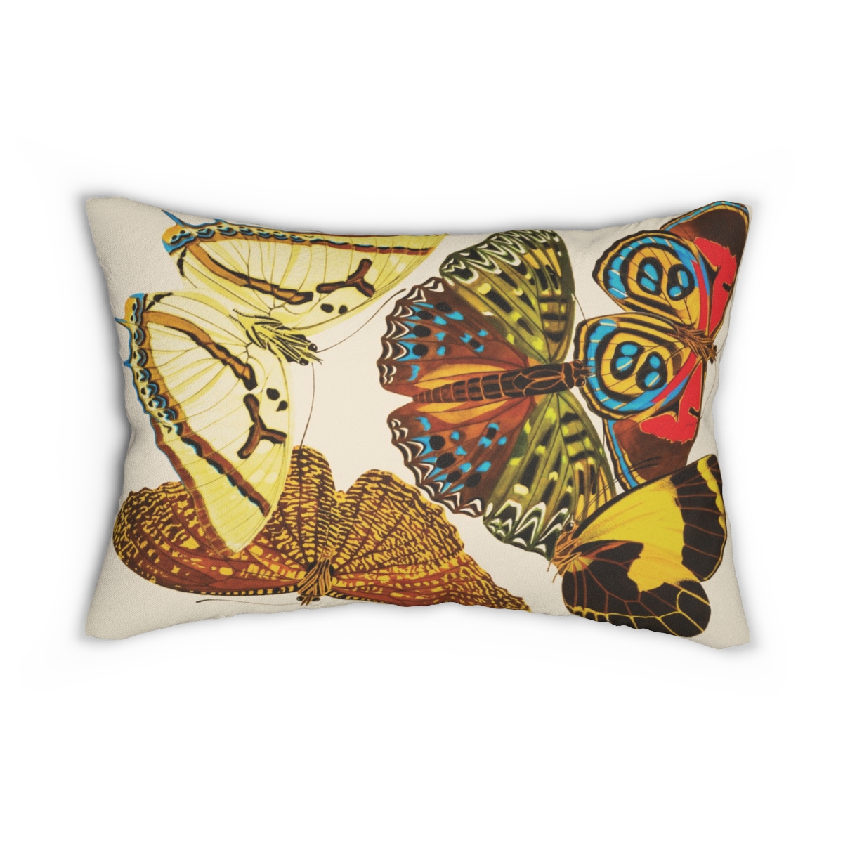 Butterfly Art EA Seguy Papillons Pl.12 Lumbar Pillow - Water & Mildew Resistant - Image 2