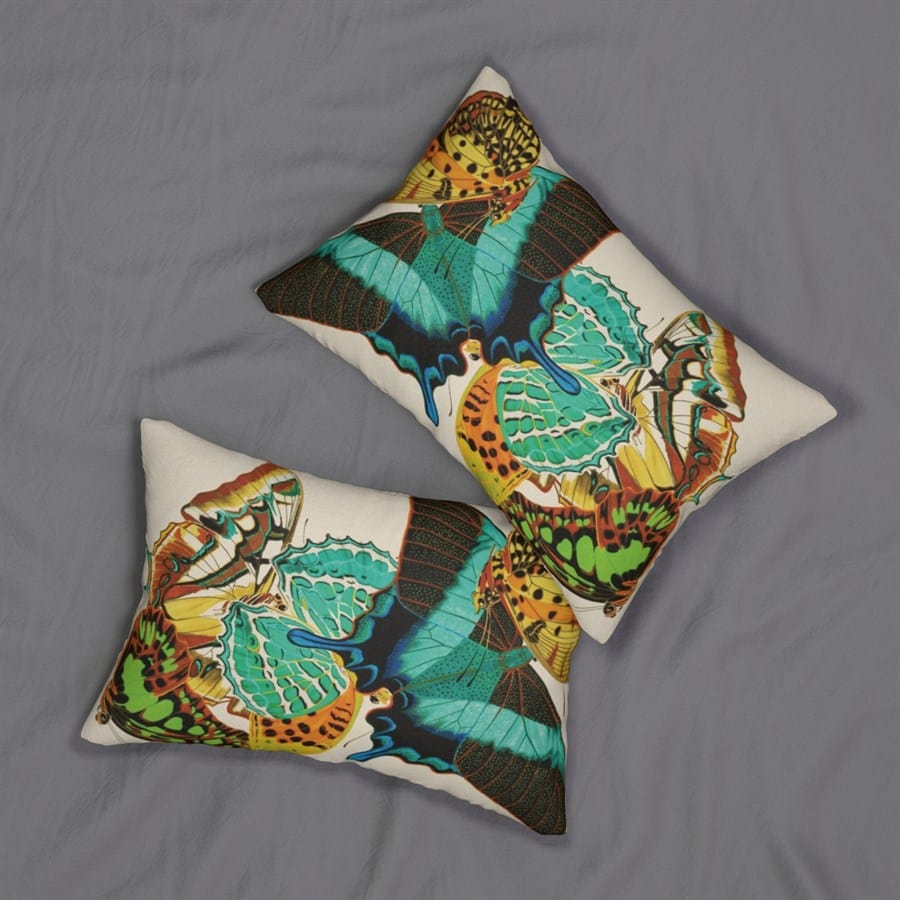 Butterfly Art EA Seguy Papillons Pl.13 Lumbar Pillow - Water & Mildew Resistant - Image 4