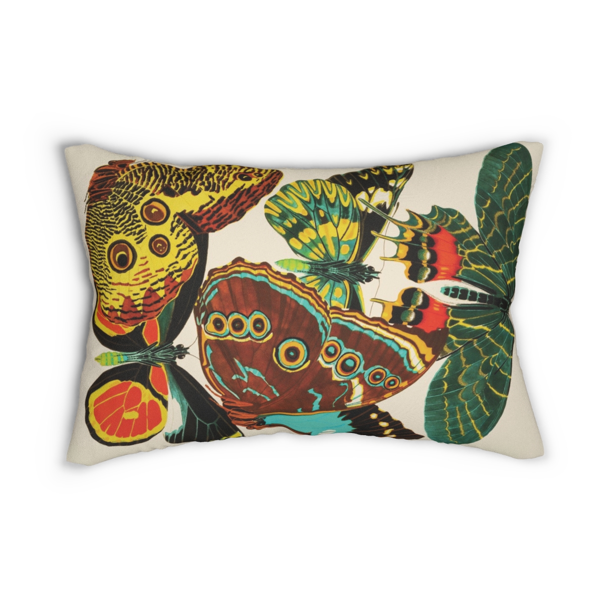 Butterfly Art EA Seguy Papillons Pl.2 Lumbar Pillow - Water & Mildew Resistant