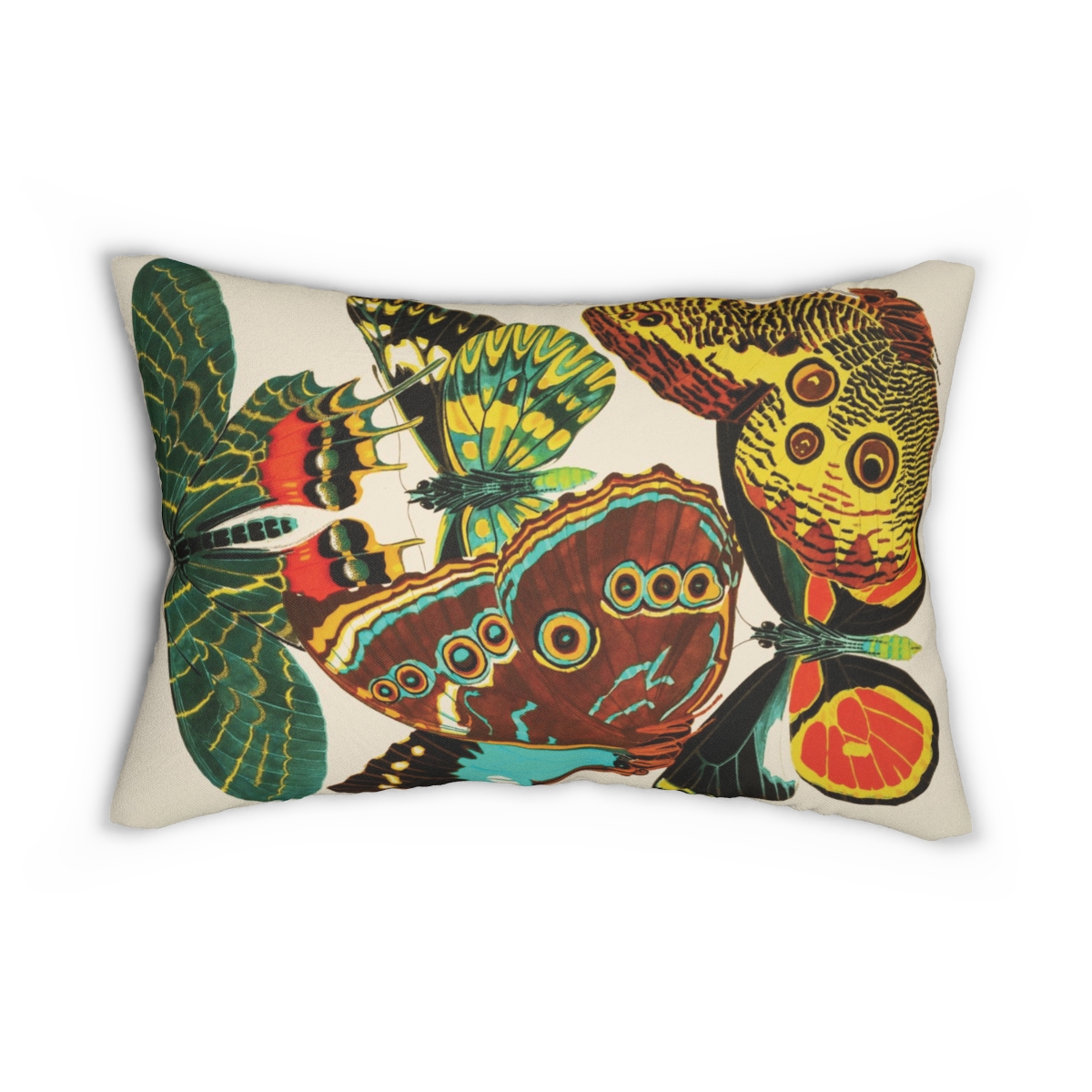 Butterfly Art EA Seguy Papillons Pl.2 Lumbar Pillow - Water & Mildew Resistant - Image 2