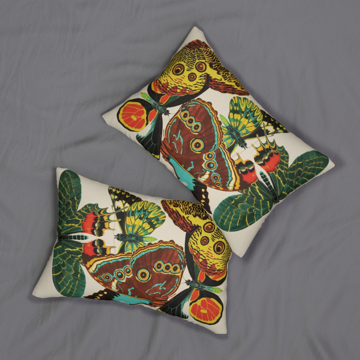 Butterfly Art EA Seguy Papillons Pl.2 Lumbar Pillow - Water & Mildew Resistant - Image 4