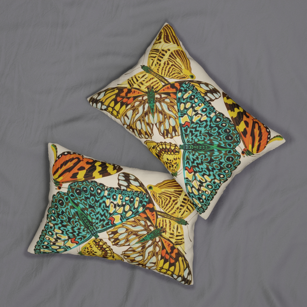 Butterfly Art EA Seguy Papillons Pl.3 Lumbar Pillow - Water & Mildew Resistant - Image 4