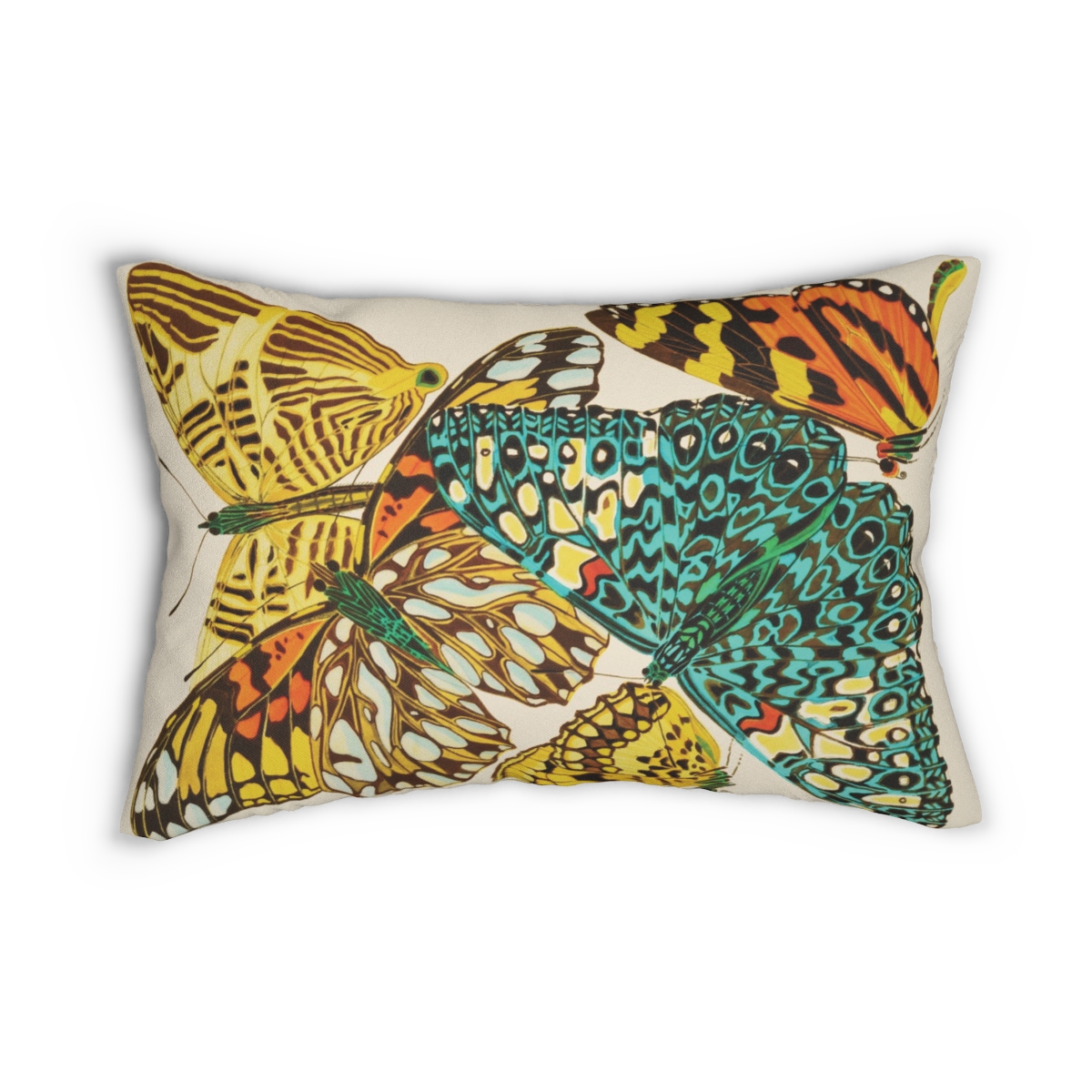 Butterfly Art EA Seguy Papillons Pl.3 Lumbar Pillow - Water & Mildew Resistant