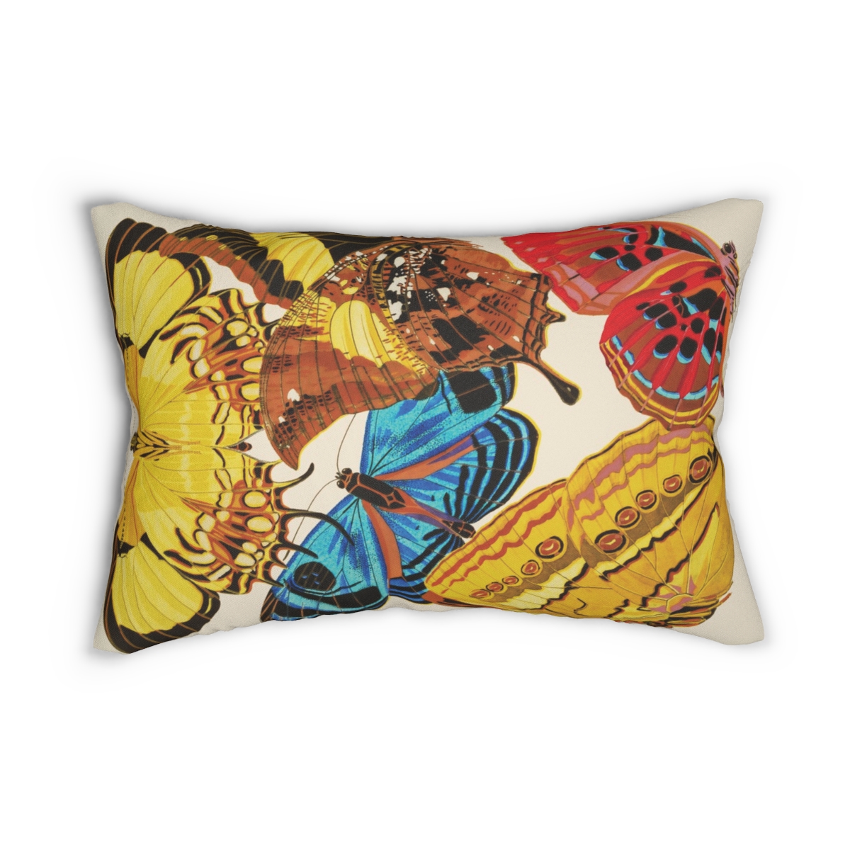 Butterfly Art EA Seguy Papillons Pl.4 Lumbar Pillow - Water & Mildew Resistant
