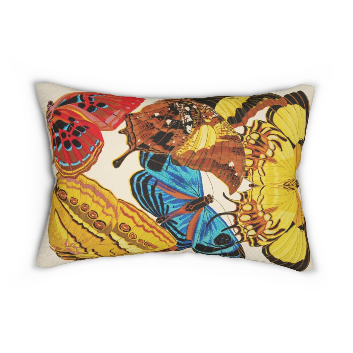 Butterfly Art EA Seguy Papillons Pl.4 Lumbar Pillow - Water & Mildew Resistant - Image 2