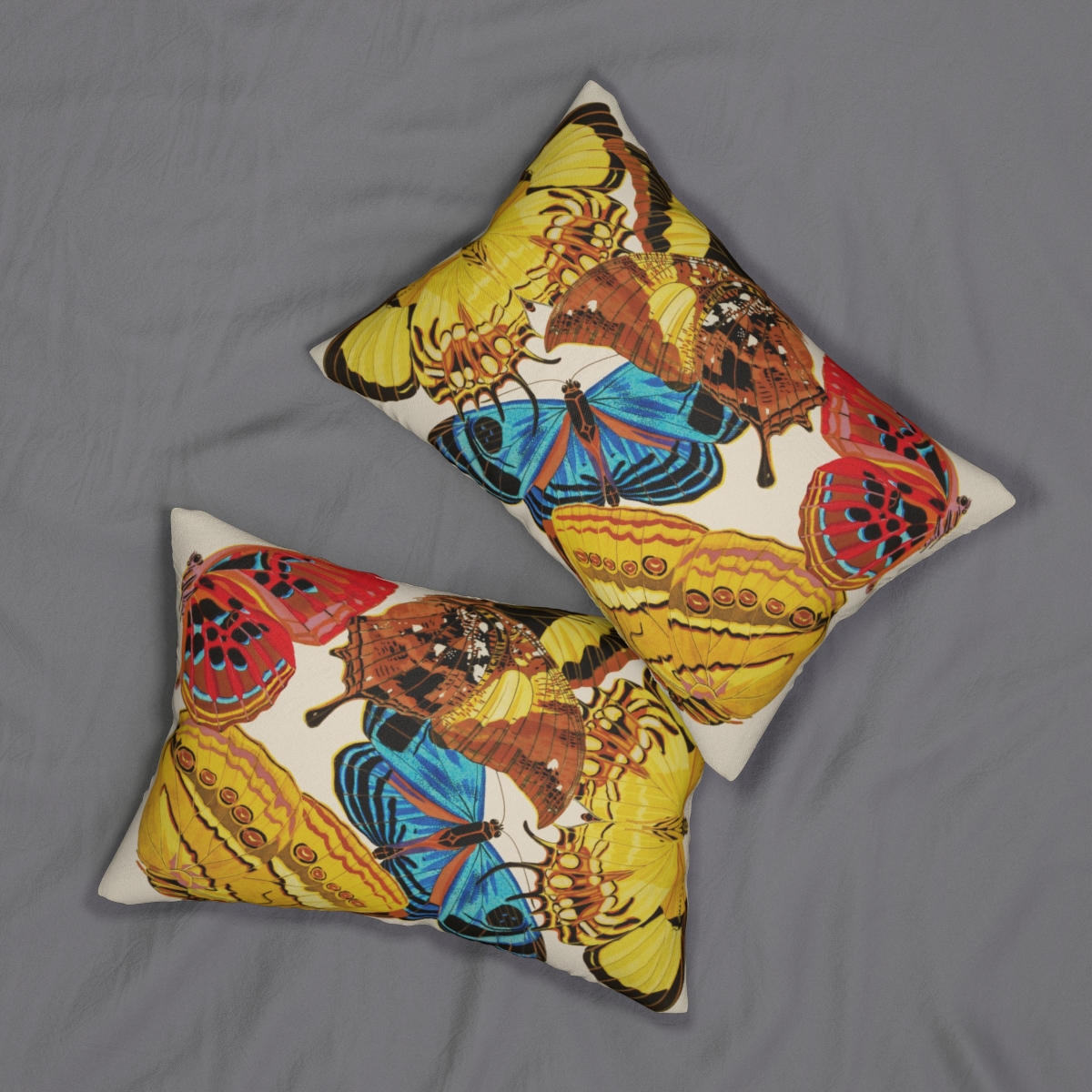 Butterfly Art EA Seguy Papillons Pl.4 Lumbar Pillow - Water & Mildew Resistant - Image 4