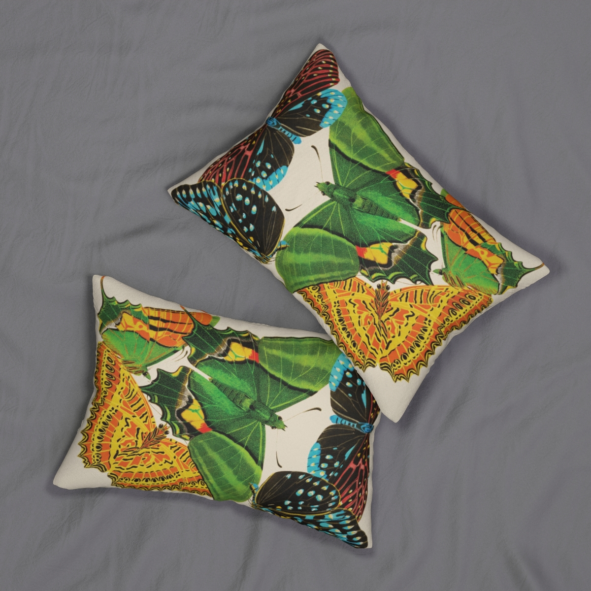 Butterfly Art EA Seguy Papillons Pl.6 Lumbar Pillow - Water & Mildew Resistant - Image 4