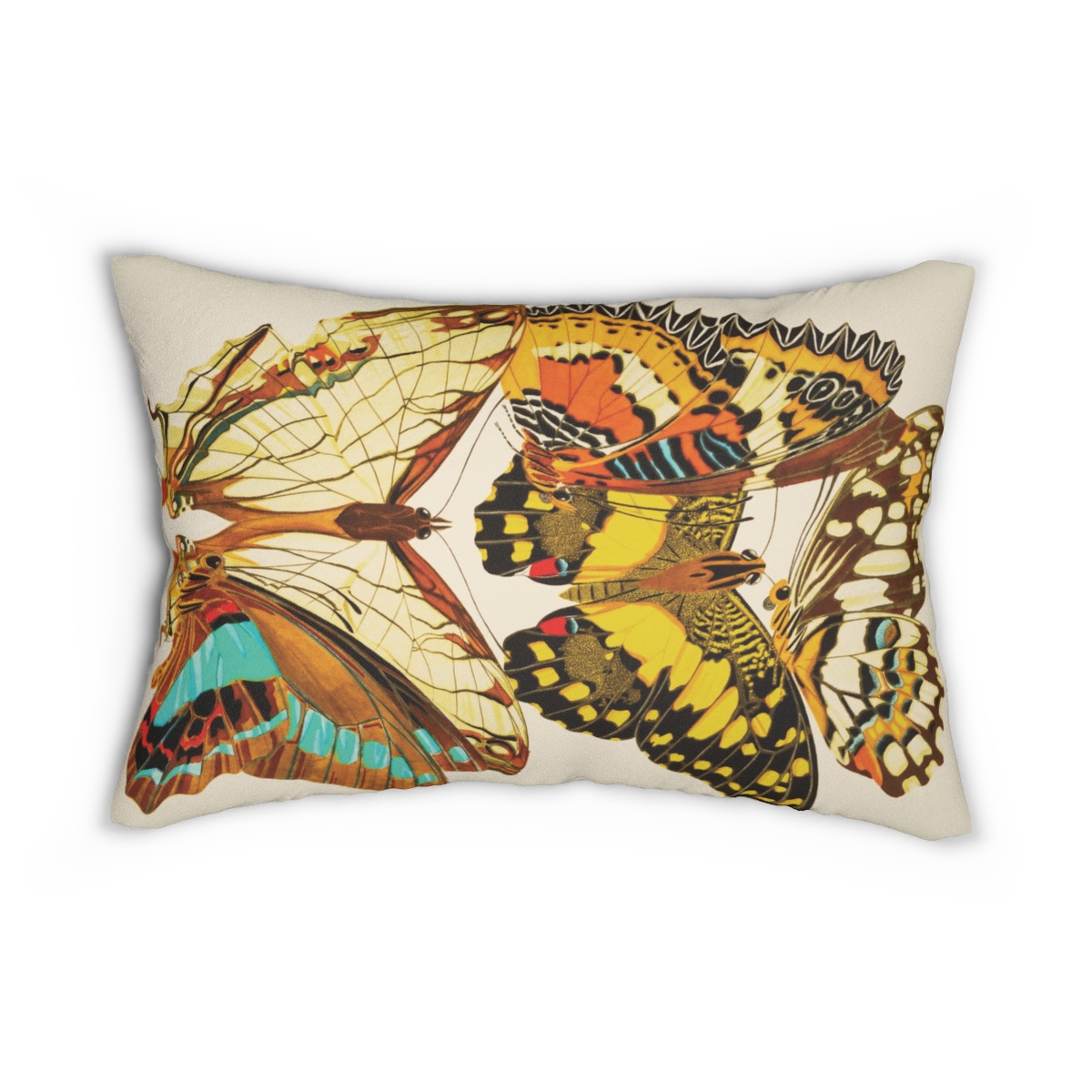Butterfly Art EA Seguy Papillons Pl.9 Lumbar Pillow - Water & Mildew Resistant - Image 2