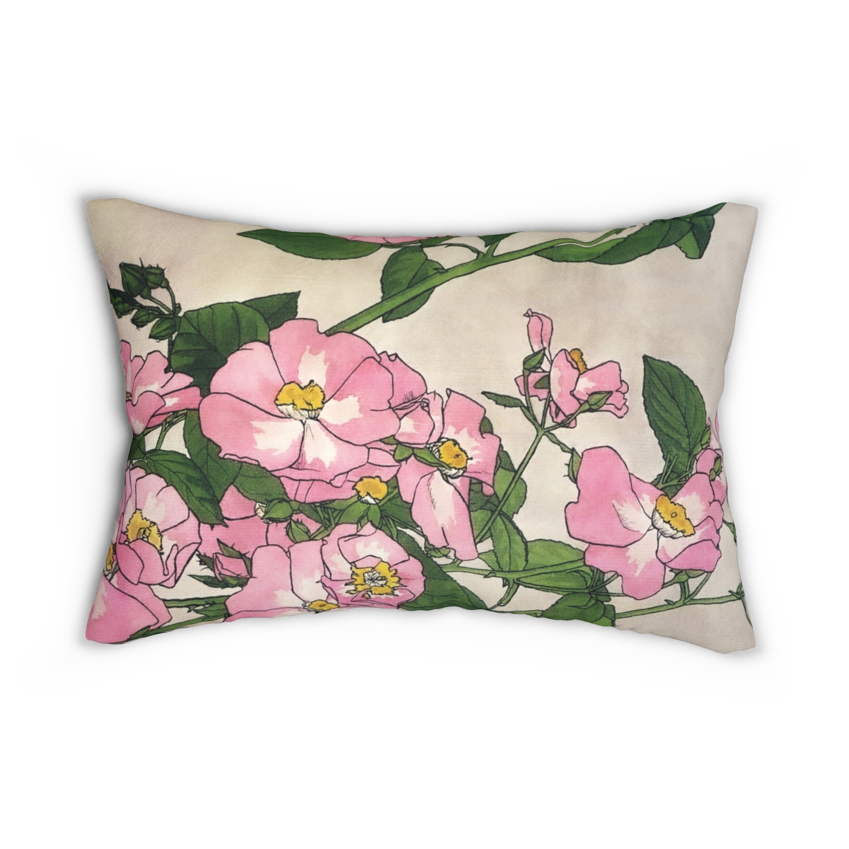 Hannah Borger Prairie Rose. Lumbar Pillow S40-3 - Image 2