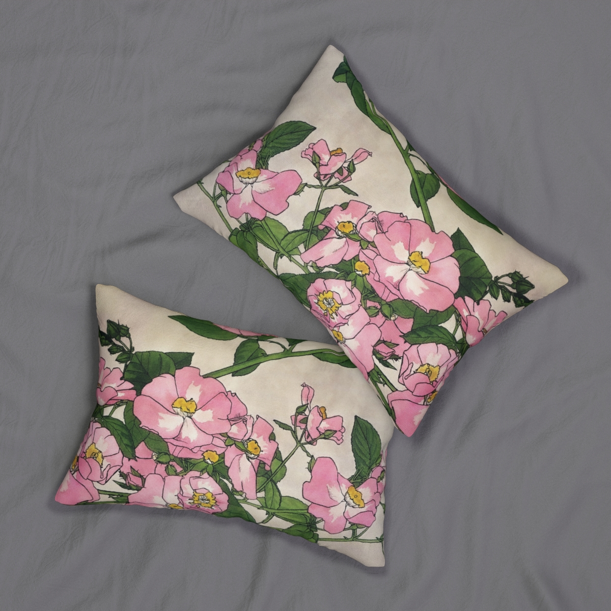 Hannah Borger Prairie Rose. Lumbar Pillow S40-3 - Image 4