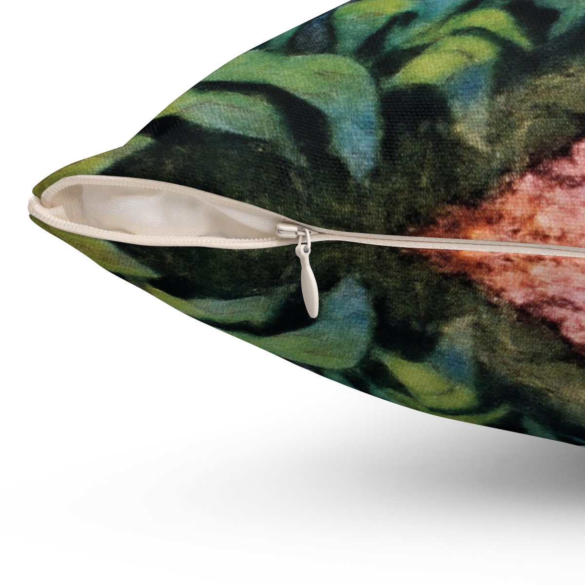 Jessie Willcox Smith Kid With Flowers Square Pillow, R40-11 - Image 3