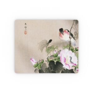 Ohara Koson Bird Flower & Caterpillar - Mouse Pad
