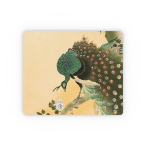 Ohara Koson Peacock on Cherry Blossom Tree - Mouse Pad
