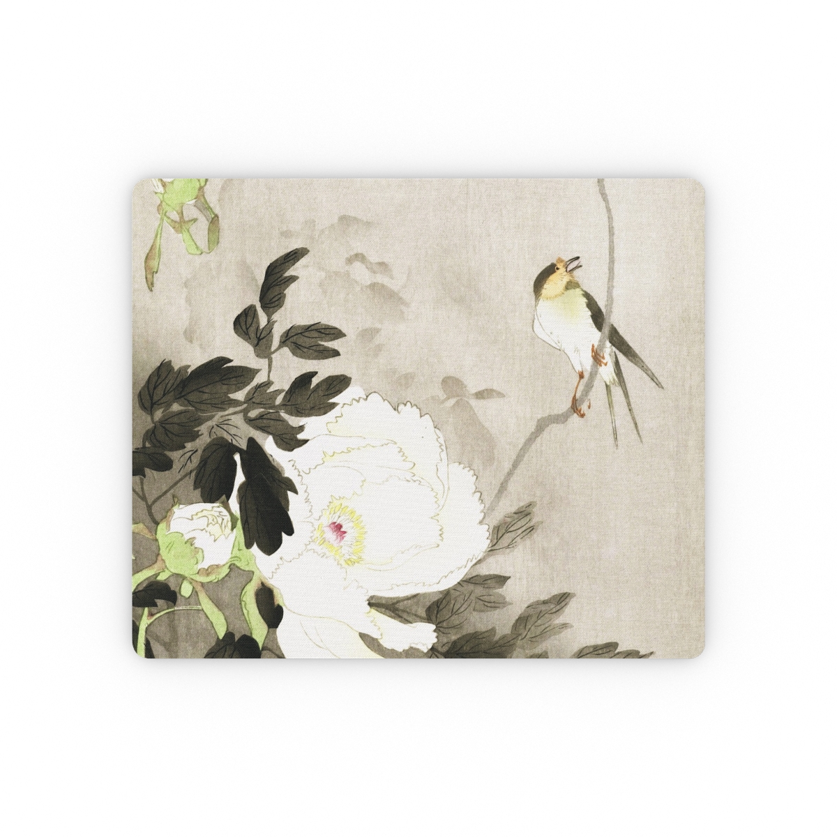 Ohara Koson Swallow & Peony - Mouse Pad