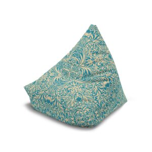 Wild Flowers pattern in Sea Green - Bean Bag Chair Cover