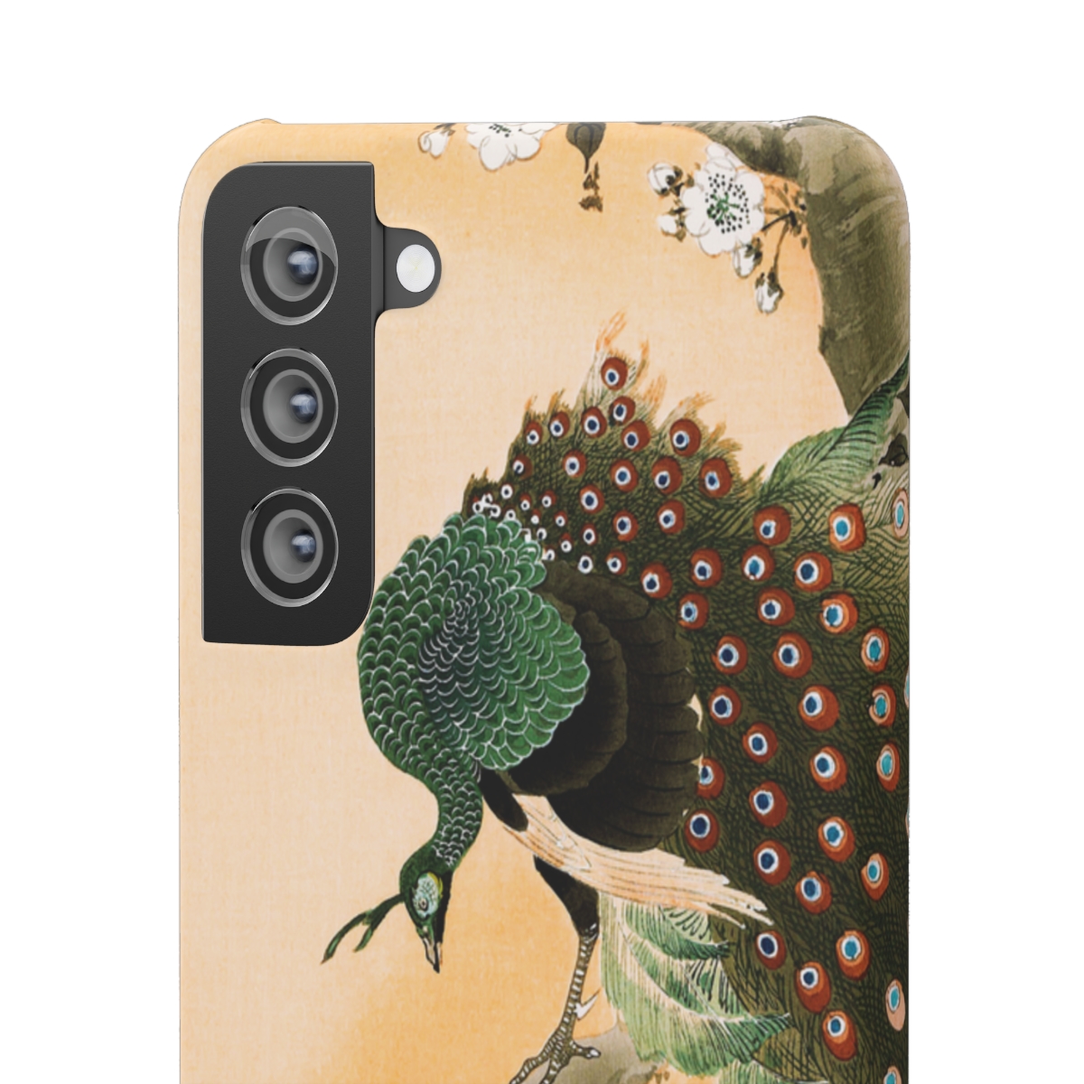 Ohara Koson Peacock on Cherry Blossom Tree - Samsung Cases J12-39 2 Ohara Koson Peacock on Cherry Blossom Tree - Samsung Cases J12-39 - Image 2