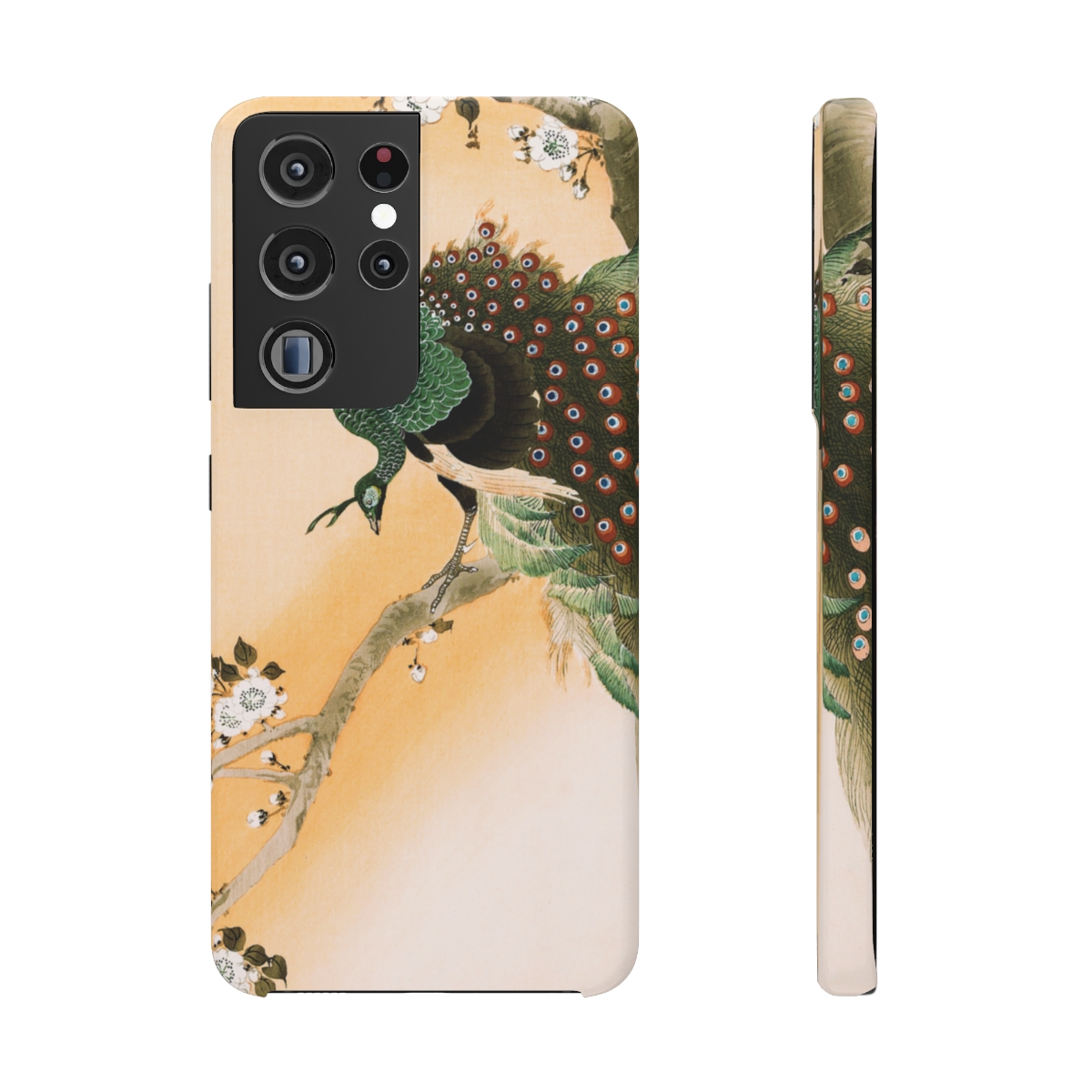 Ohara Koson Peacock on Cherry Blossom Tree - Samsung Cases J12-39 1 Ohara Koson Peacock on Cherry Blossom Tree - Samsung Cases J12-39