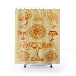 Discomedusae Ernst Haeckel - Shower Curtain