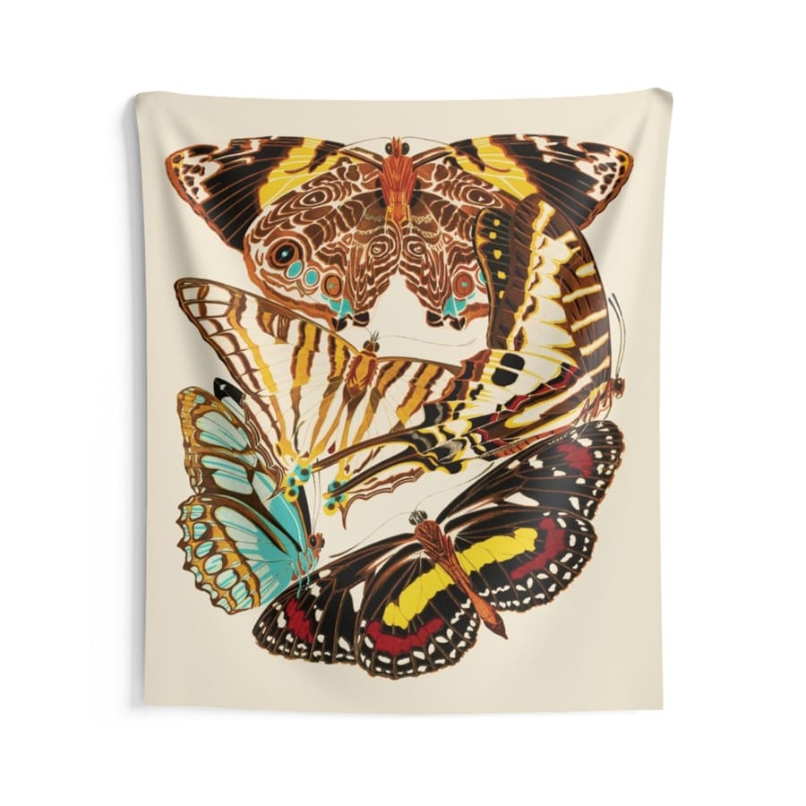 EA Seguy Papillons Pl.5 Butterfly Art Wall Tapestry – 100% Polyester, Durable, Hemmed Edges, Easy Care 3 EA Seguy Papillons Pl.5 Butterfly Art Wall Tapestry – 100% Polyester, Durable, Hemmed Edges, Easy Care - Image 3