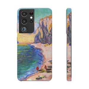 Monet Étretat The Beach And The Falaise d’Amont - Samsung Cases S47-15