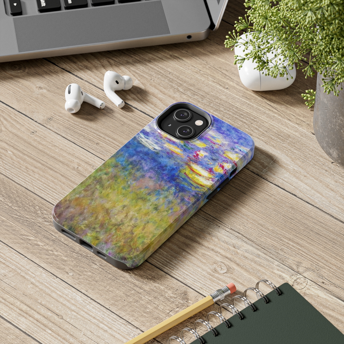Monet Water Lilies iPhone Cases - Tough, Shockproof & Wireless Charging Compatible - Image 2