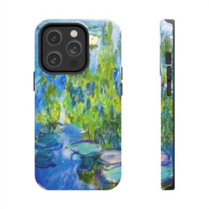 Monet Water Lilies iPhone Cases Tough, Shockproof & Wireless Charging Compatible