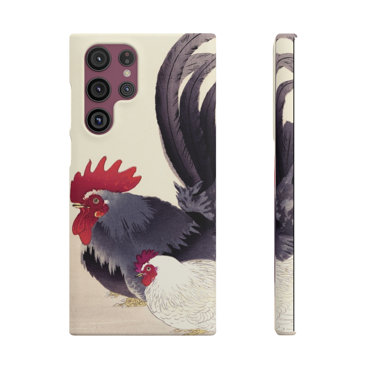 Ohara Koson Rooster and Hen - Samsung Cases J10-8 2 Ohara Koson Rooster and Hen - Samsung Cases J10-8 - Image 2