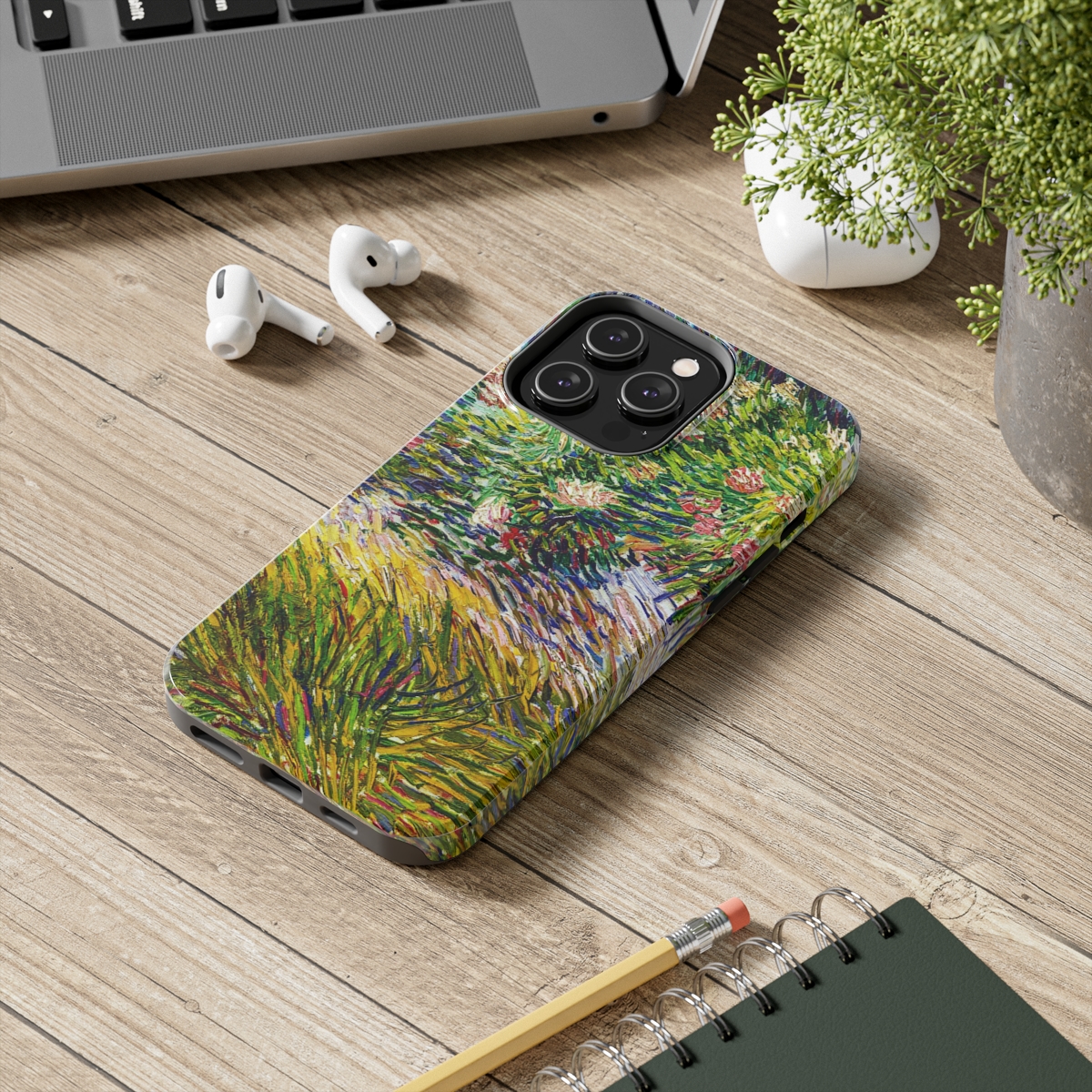 Van Gogh Grass and Butterflies iPhone Cases - Tough, Shockproof & Wireless Charging Compatible 2 Van Gogh Grass and Butterflies iPhone Cases - Tough, Shockproof & Wireless Charging Compatible - Image 2