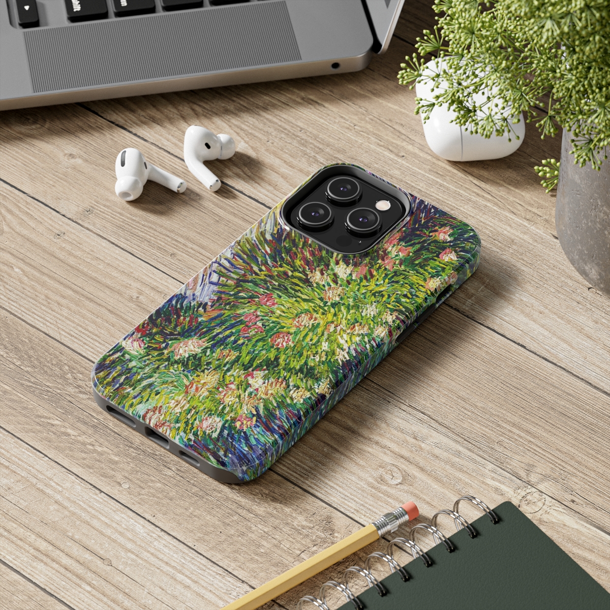 Van Gogh Grass and Butterflies iPhone Cases - Tough, Shockproof & Wireless Charging Compatible 2 Van Gogh Grass and Butterflies iPhone Cases - Tough, Shockproof & Wireless Charging Compatible - Image 2