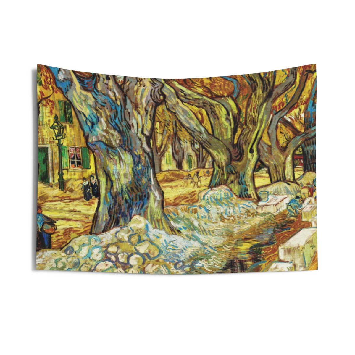 Van Gogh Large Plane Trees Artistic Wall Tapestry 2 Van Gogh Large Plane Trees Artistic Wall Tapestry - Image 2