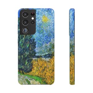 Van Gogh Road With Cypress And Star - Samsung Cases S45-14b Van Gogh Road With Cypress And Star - Samsung Cases S45-14b