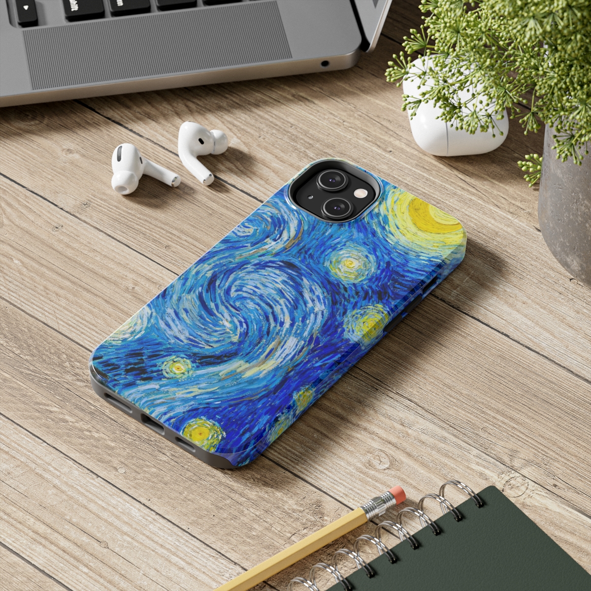 Van Gogh Starry Night - iPhone Cases 2 Van Gogh Starry Night - iPhone Cases - Image 2