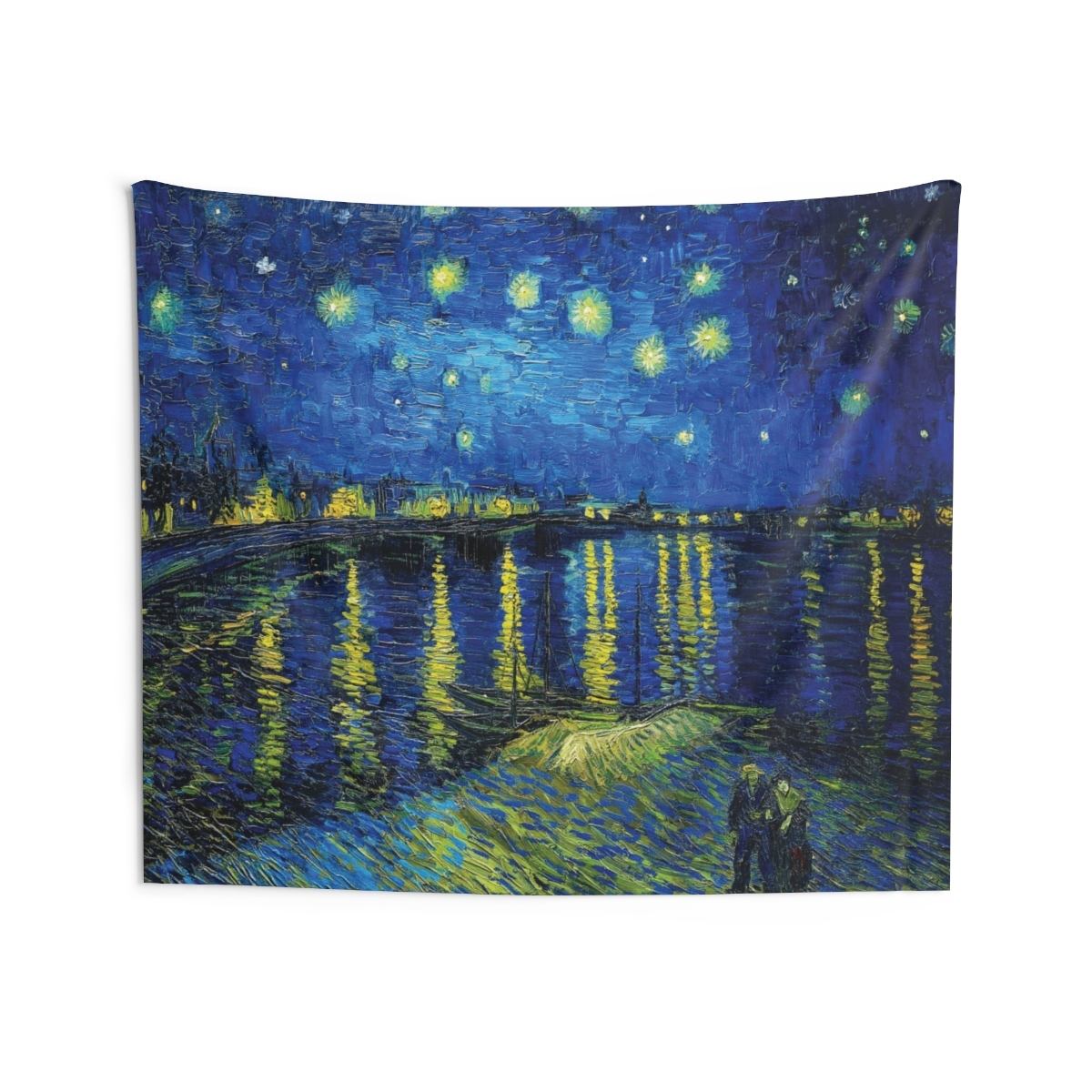 Van Gogh Starry Night over the Rhône Artistic Wall Tapestry