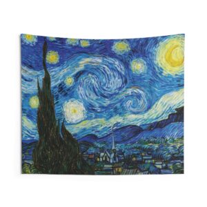 Van Gogh Starry Night - Indoor Wall Tapestry Van Gogh Starry Night - Indoor Wall Tapestry